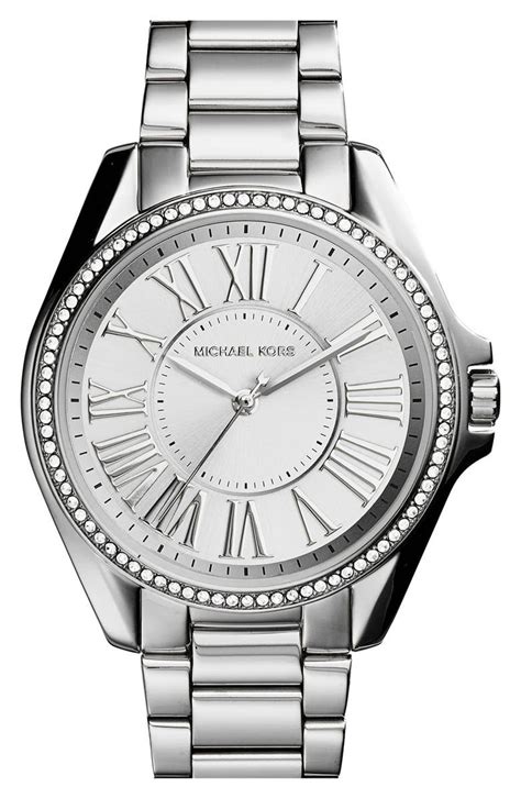 michael kors kacie crystal bezel watch|Women's Michael Kors Kacie Crystallized Steel Watch Set MK3567.